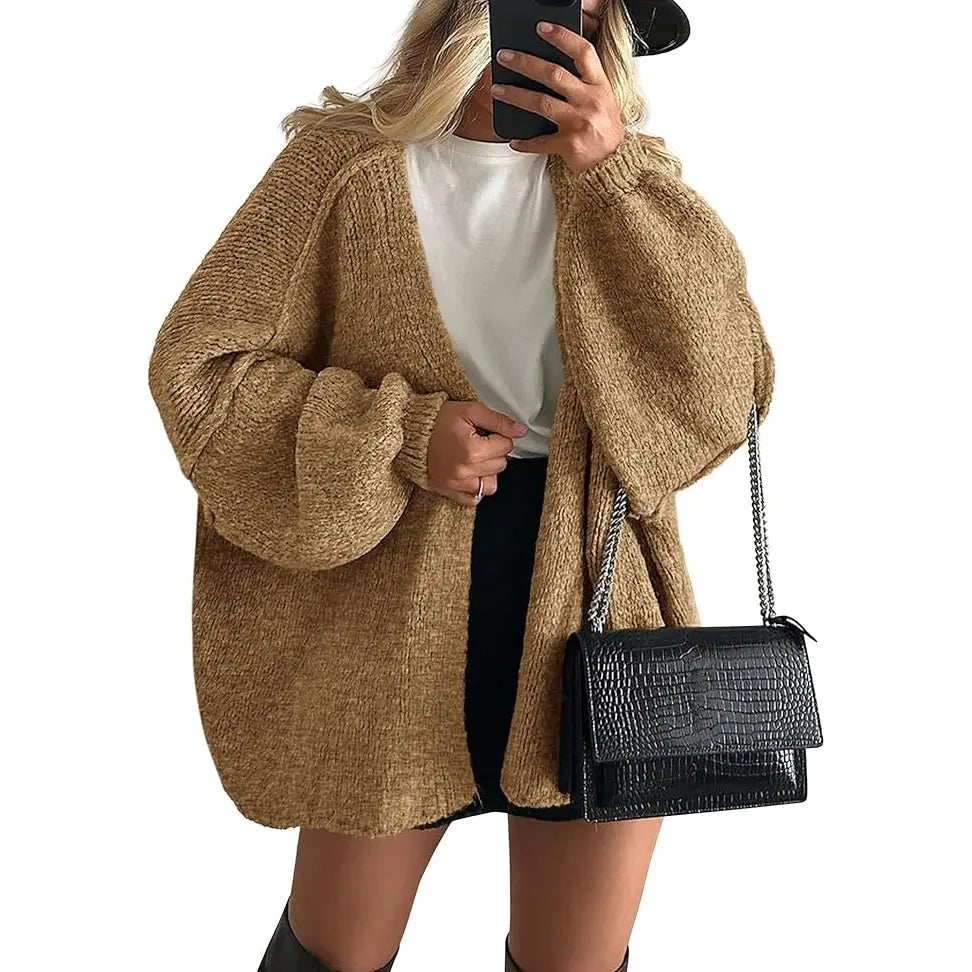 PrettyGarden Oversized Cardigan Sweater for Women