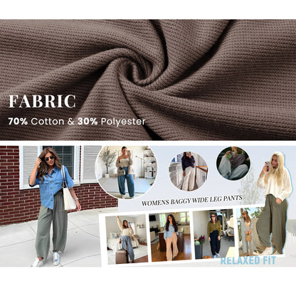 Buenoble Women's Wide Leg Harem Pants