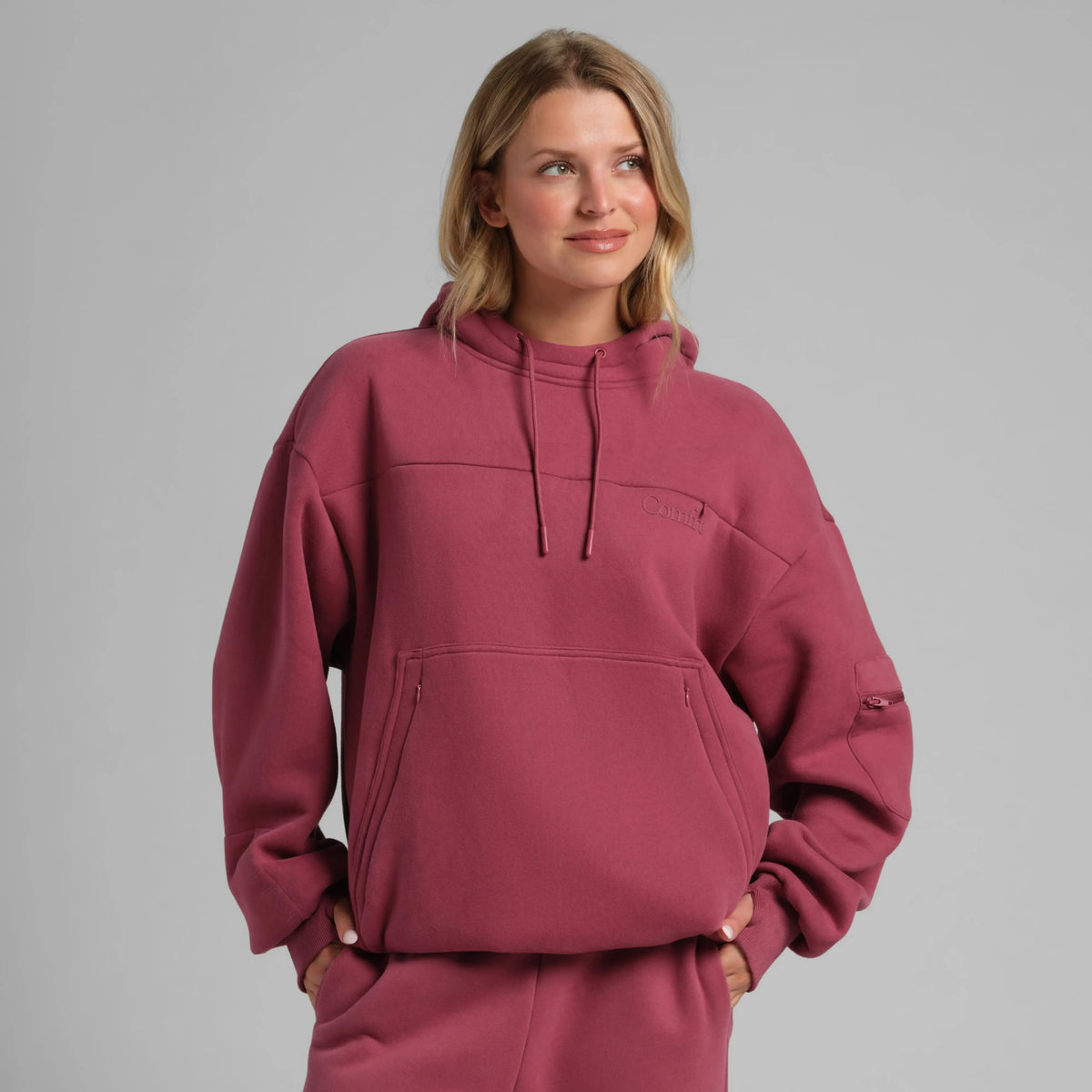 Comfrt Snak Hoodie - Heavyweight Fleece with 6 Snack Pockets