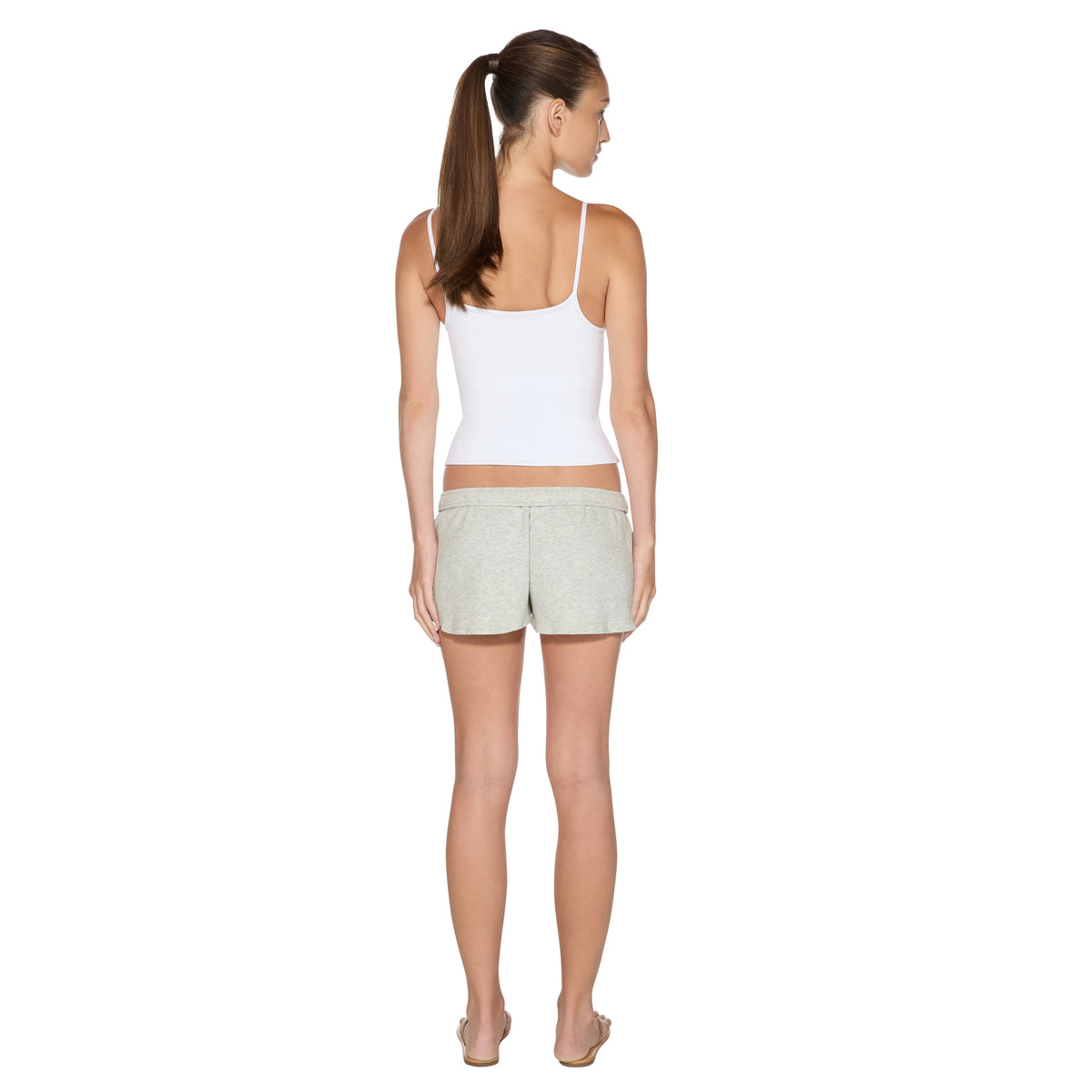 naom Tank Top in Black Heavy-Weight Jersey