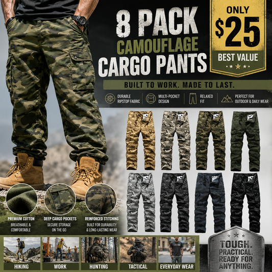 🔥 【LAST DAY SALE】Men’s practical camouflage cargo pant🔥