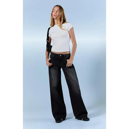 Pacsun Casey Low Rise Baggy Jeans Black