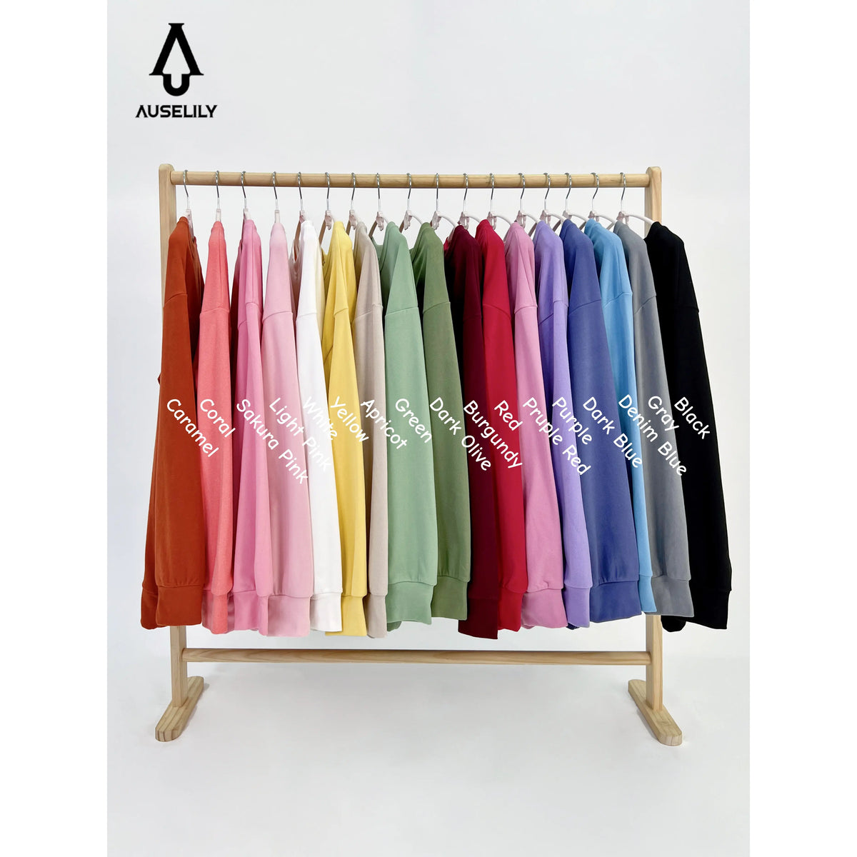 AUSELILY Women's Crewneck Oversized Sweatshirt