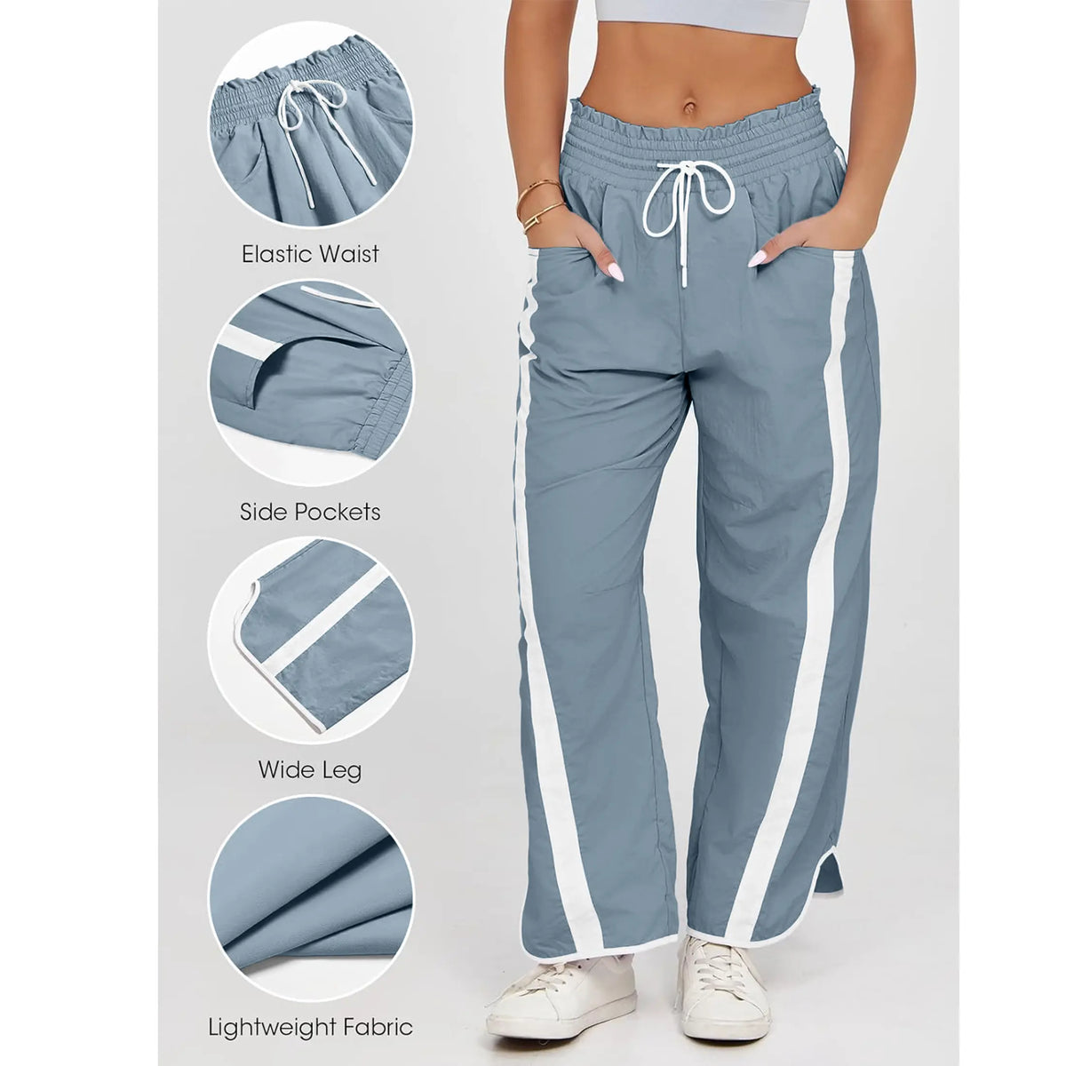 UANEO Loose Barrel Pants for Women