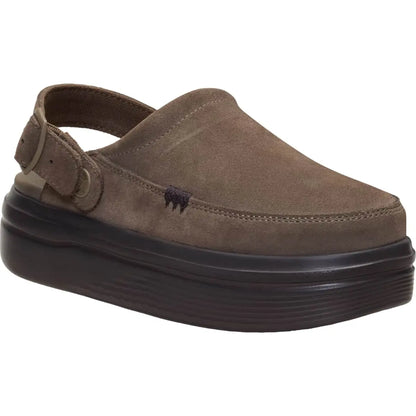 HEYDUDE Austin Lift Clog Women’s Suede