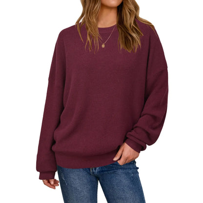 Arach&Cloz Women's Wool Blend Oversized Sweater