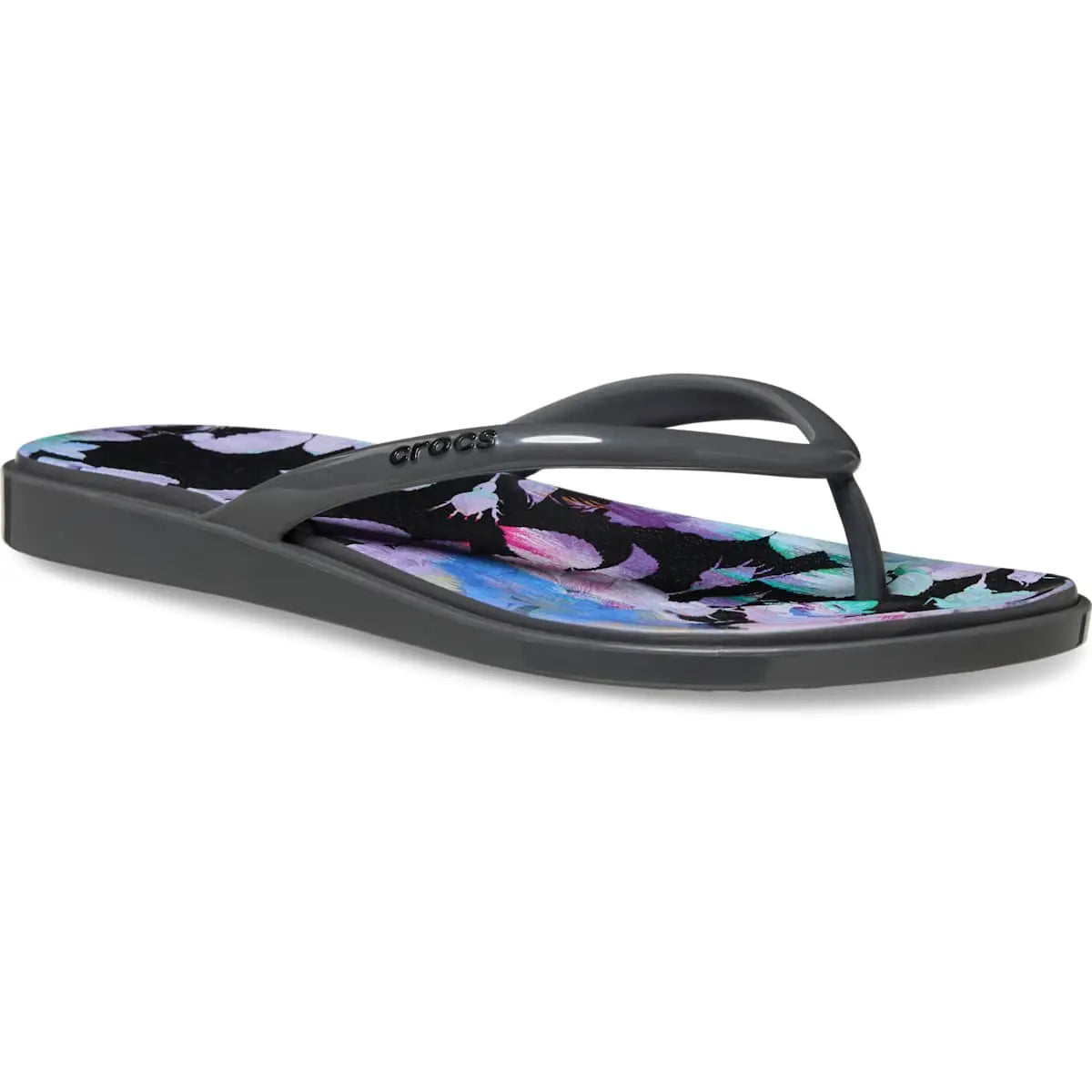 Crocs Women's Miami Flip Flops, Floral Print
