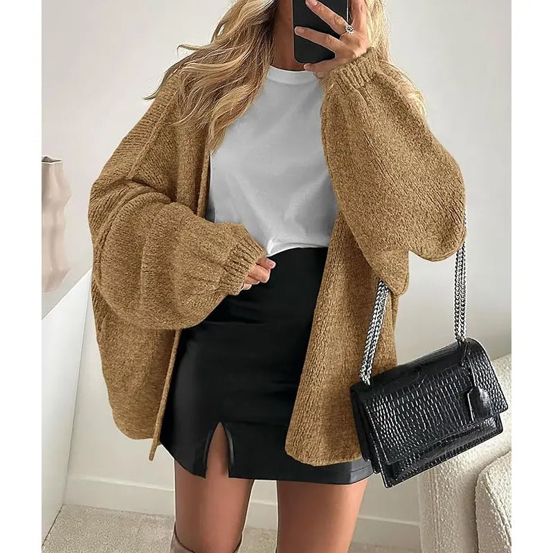 PrettyGarden Oversized Cardigan Sweater for Women