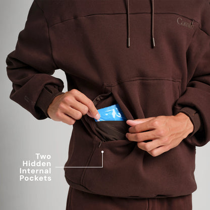 Comfrt Snak Hoodie - Heavyweight Fleece with 6 Snack Pockets