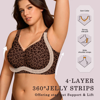OEAK Seamless Wirefree Push Up Bra