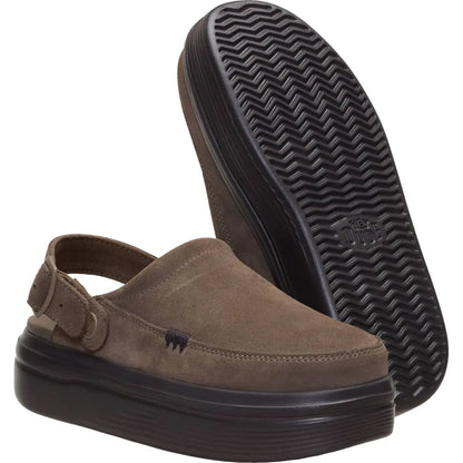 HEYDUDE Austin Lift Clog Women’s Suede