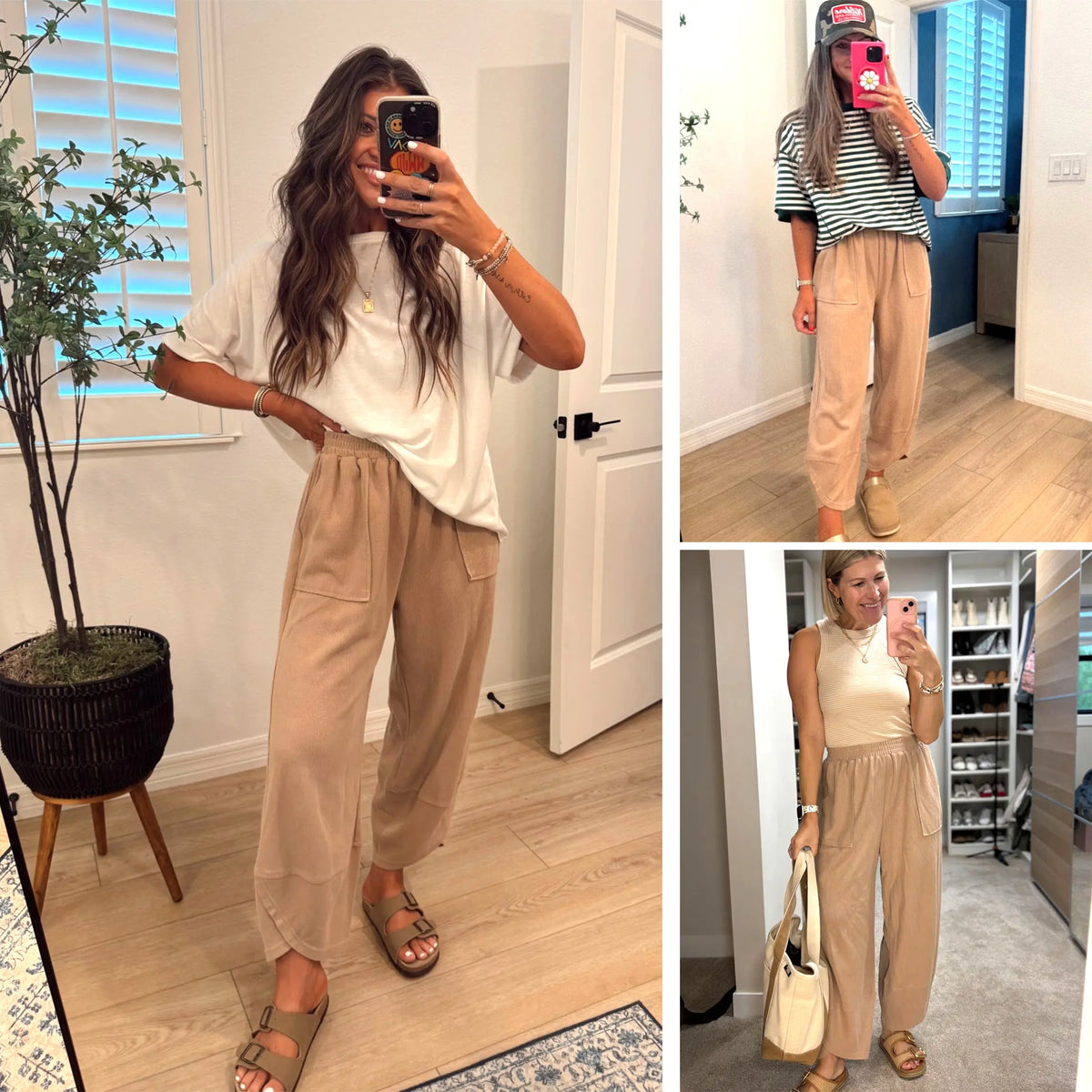 Buenoble Women's Wide Leg Harem Pants