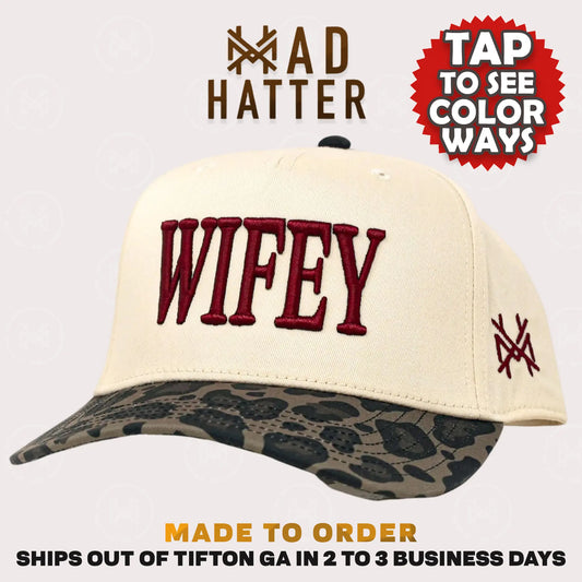 Wifey Trucker Hat by The Mad Hatter Co.