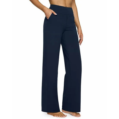 G4Free Women's High-Waist Wide-Leg Yoga Pants
