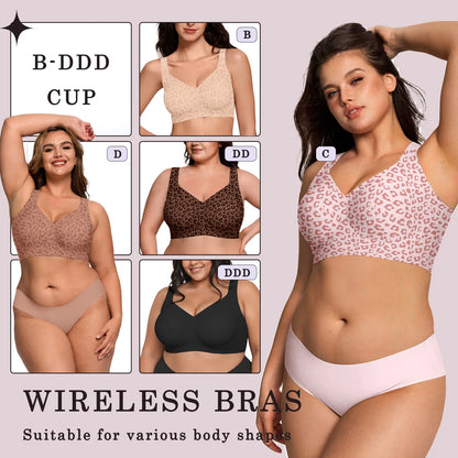 OEAK Seamless Wirefree Push Up Bra