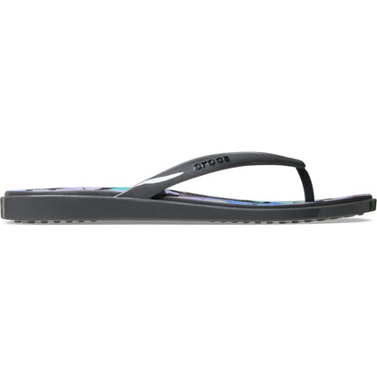Crocs Women's Miami Flip Flops, Floral Print