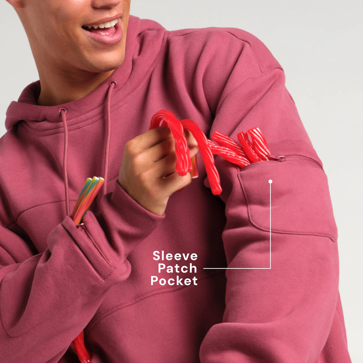 Comfrt Snak Hoodie - Heavyweight Fleece with 6 Snack Pockets