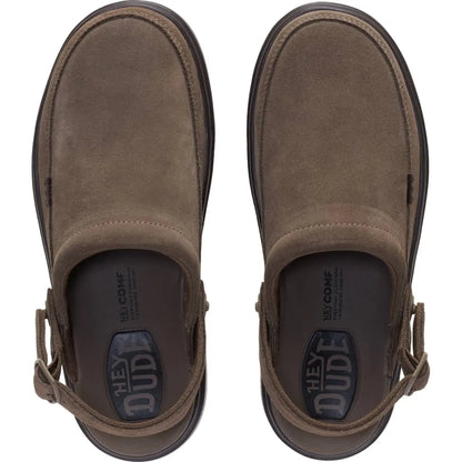 HEYDUDE Austin Lift Clog Women’s Suede