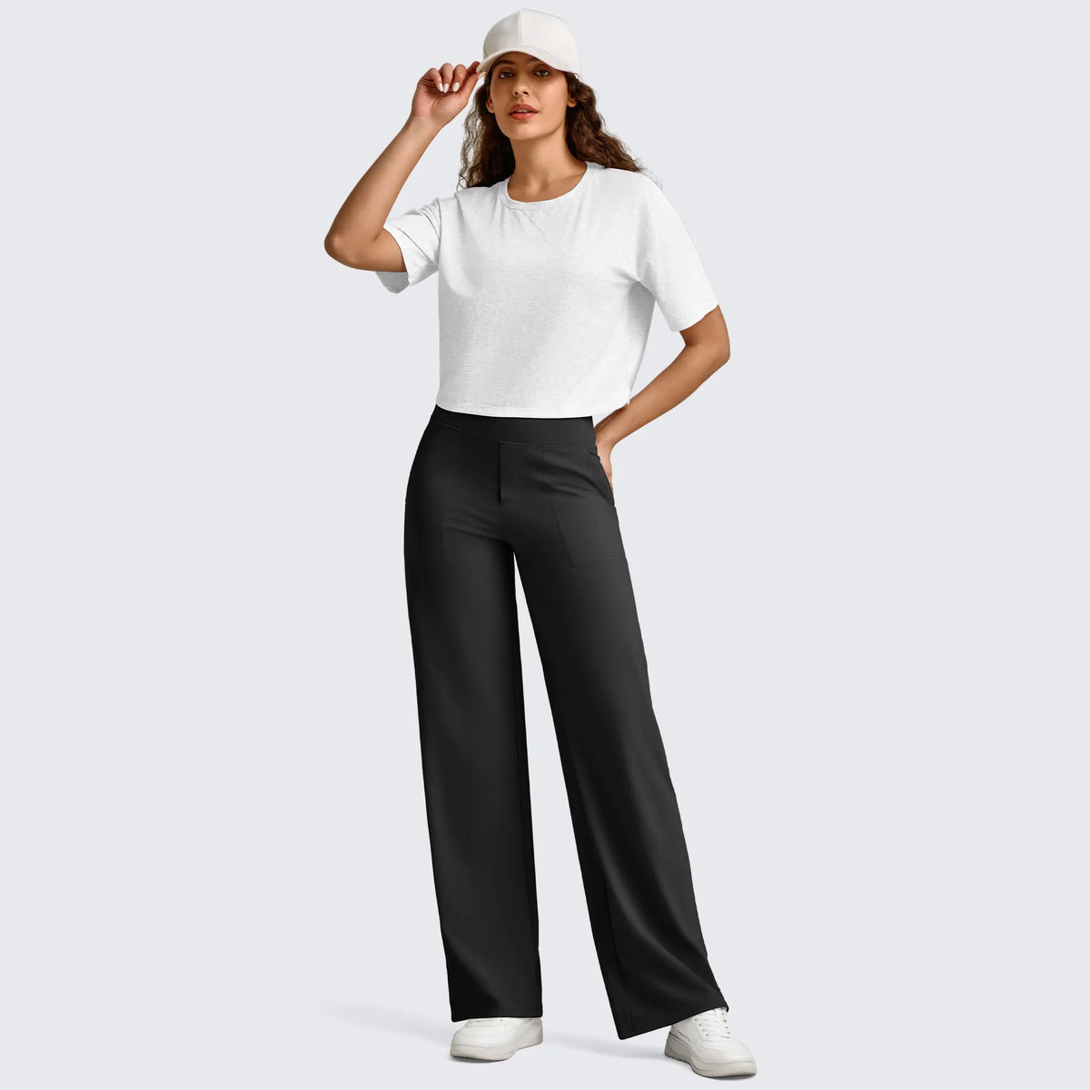 G4Free Women's High-Waist Wide-Leg Yoga Pants