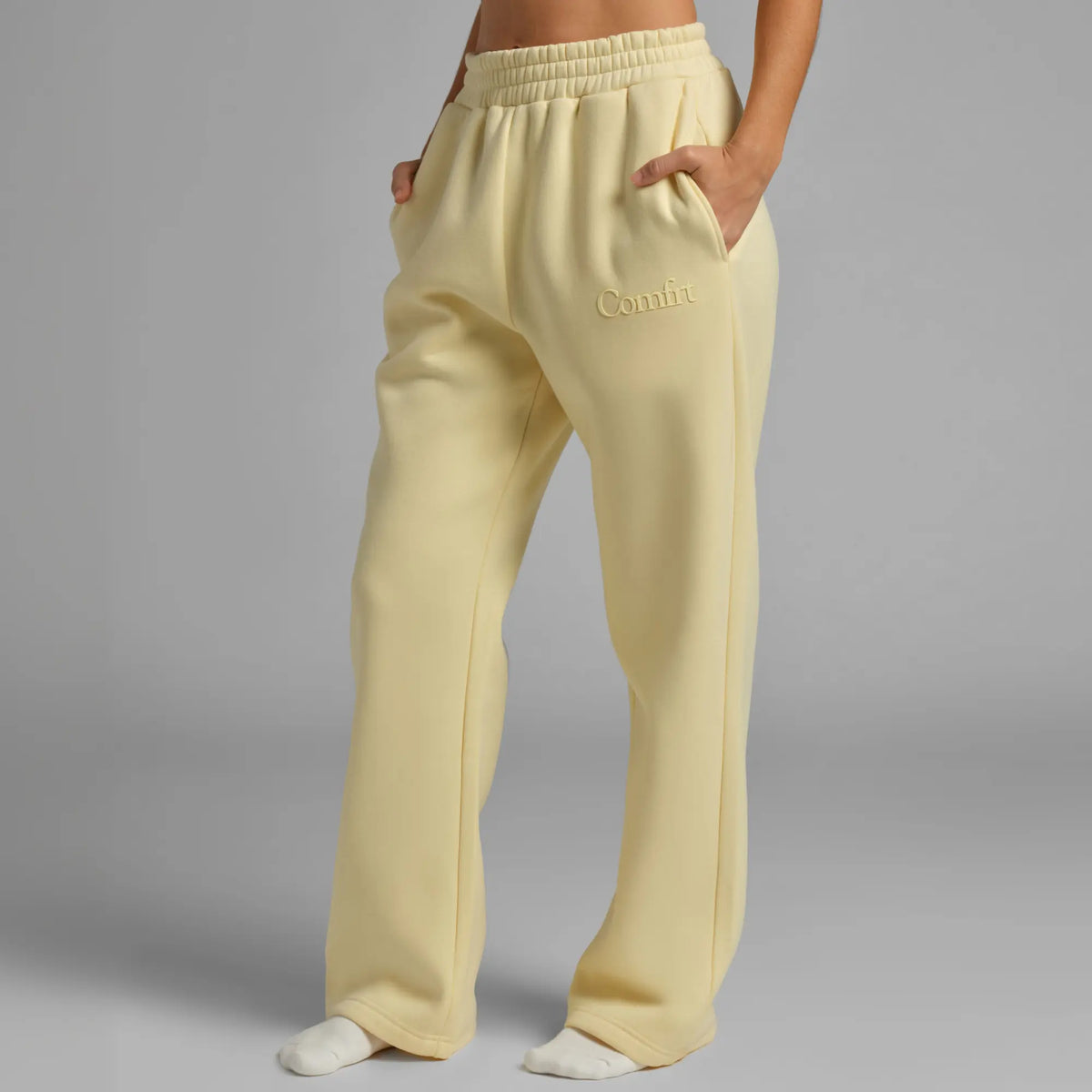 Minimalist Straight Leg Sweatpants for Women