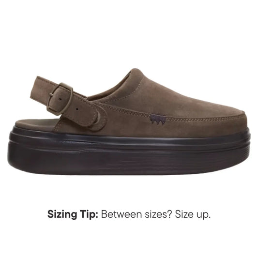 HEYDUDE Austin Lift Clog Women’s Suede