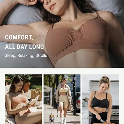 FeelinGirl Women's Wireless Seamless Bralette Bra
